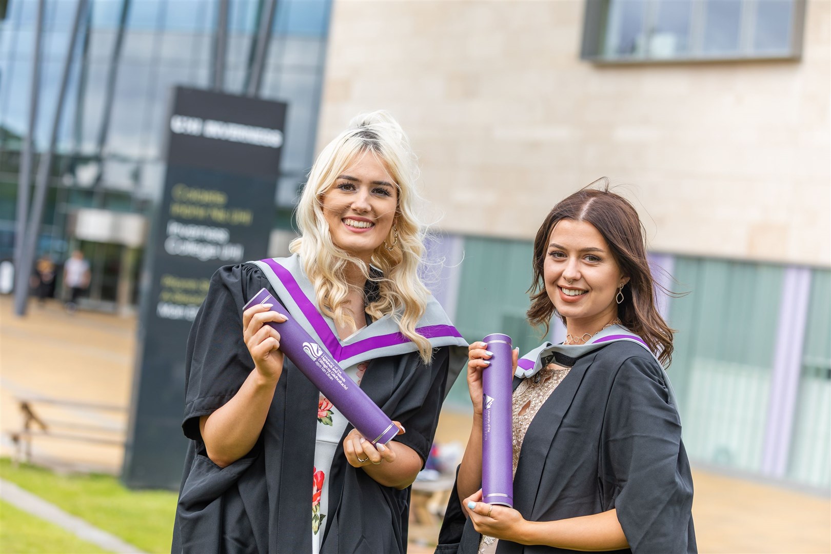 PGDE Primary graduates Emily Mackenzie of Inverness and Sorcha Shepherd from Invergordon are now probationary teachers.