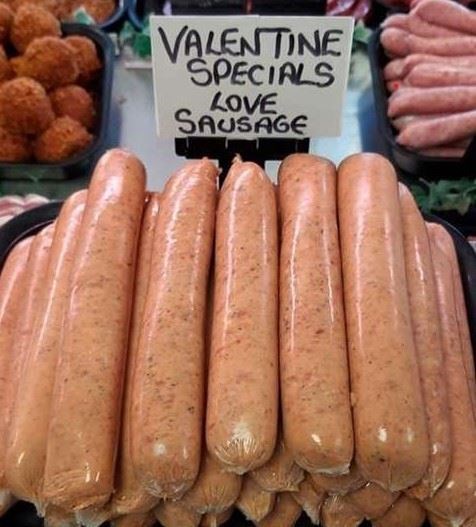 The love sausage produced by Dingwall's George Cockburn and Son back in 2021 just ahead of Valentine's Day.