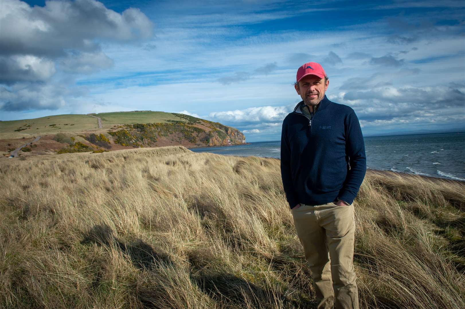 Farmer Robert Mackenzie is looking at a world-class 18-hole golf course development on land he owns near Nigg and is poised to start the planning process this week. Picture: Callum Mackay