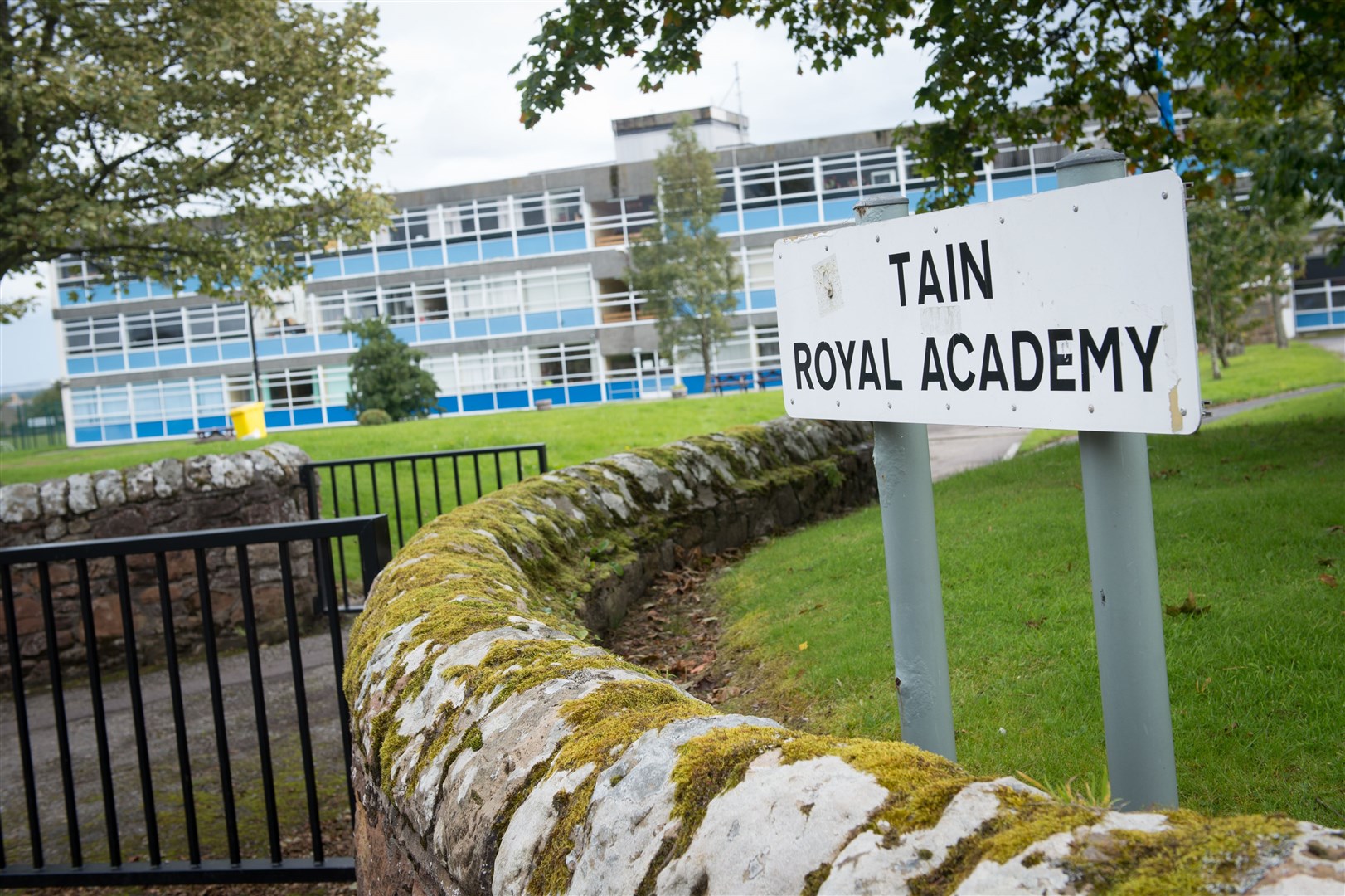 Tain Royal Academy is one of the schools that would be replaced by the new site. Picture: Callum Mackay. Image No. 026670.