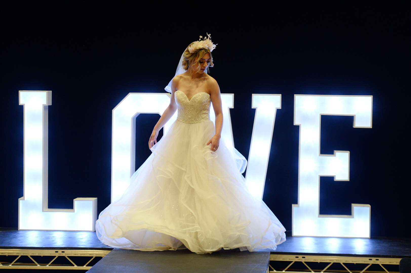 Wedding Fayre fashion show with Caitlin MacKenzie. Picture Gary Anthony.