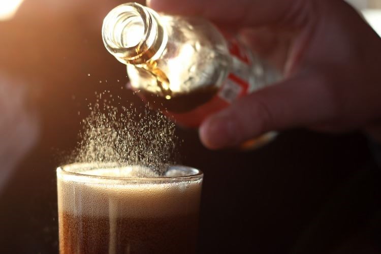 Fizzy, sugar-loaded drinks should be kept to a minimum or avoided altogether.