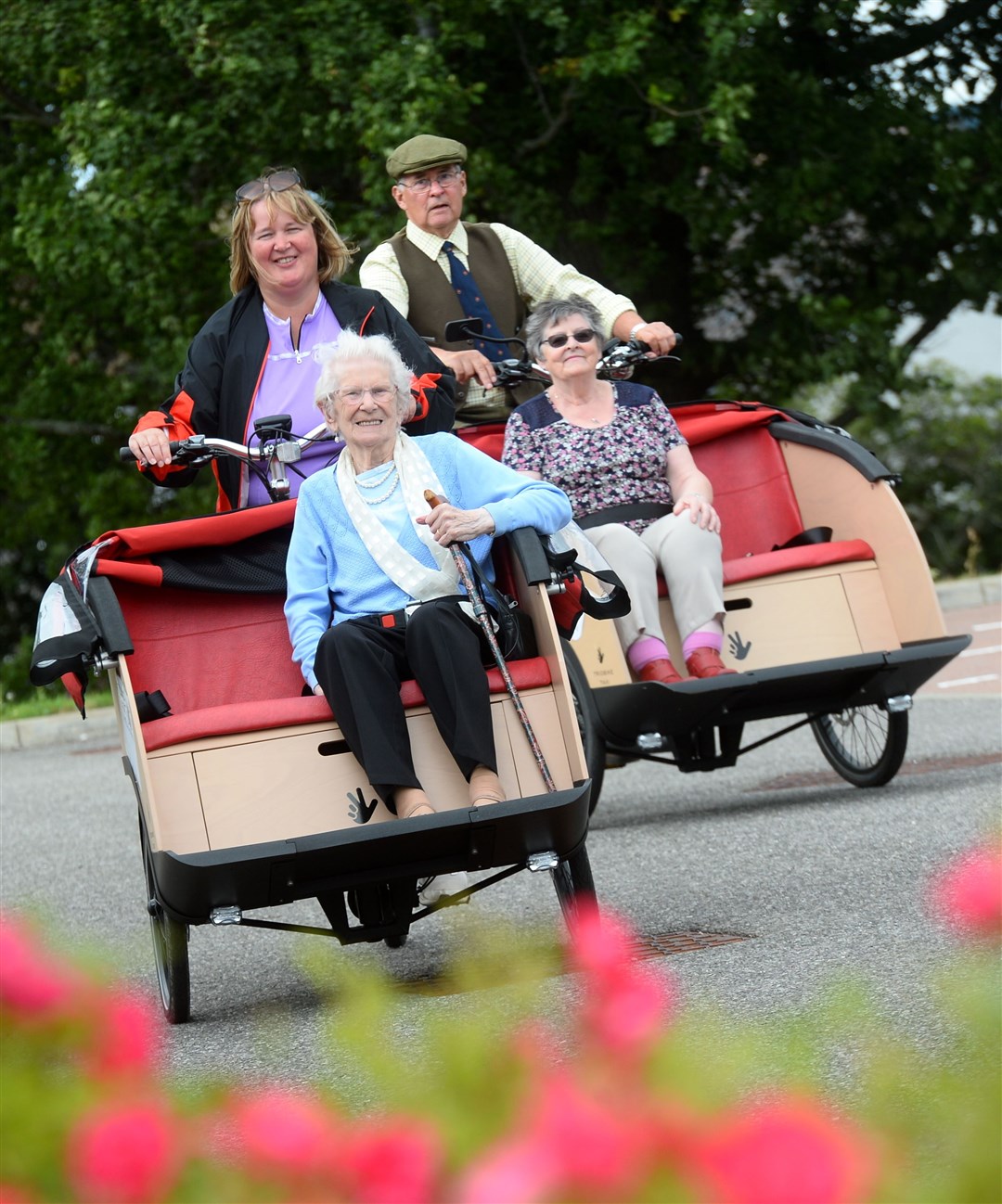 Cycling Without Age's trishaws have been running in Inverness for several years. Picture: Gary Anthony.