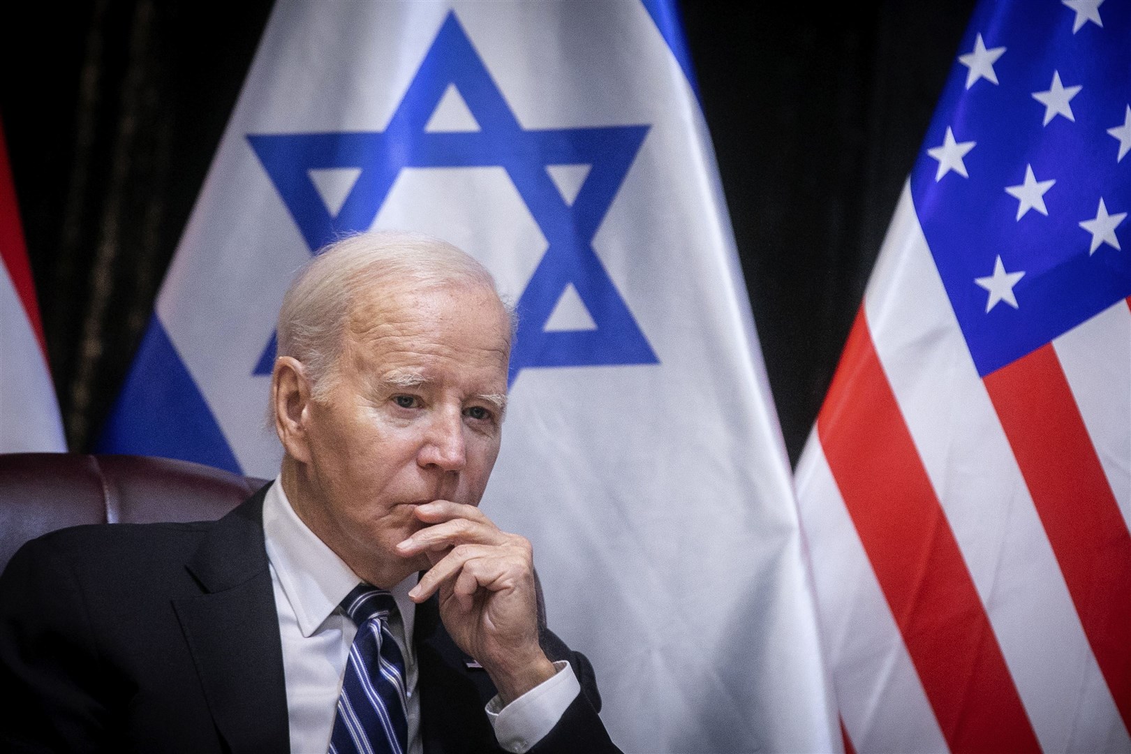 US President Joe Biden pictured in Israel (Miriam Alster/Pool Photo via AP)