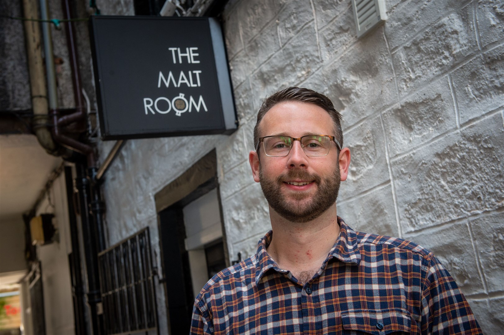 Matt MacPherson director of The Malt Room. Picture: Callum Mackay