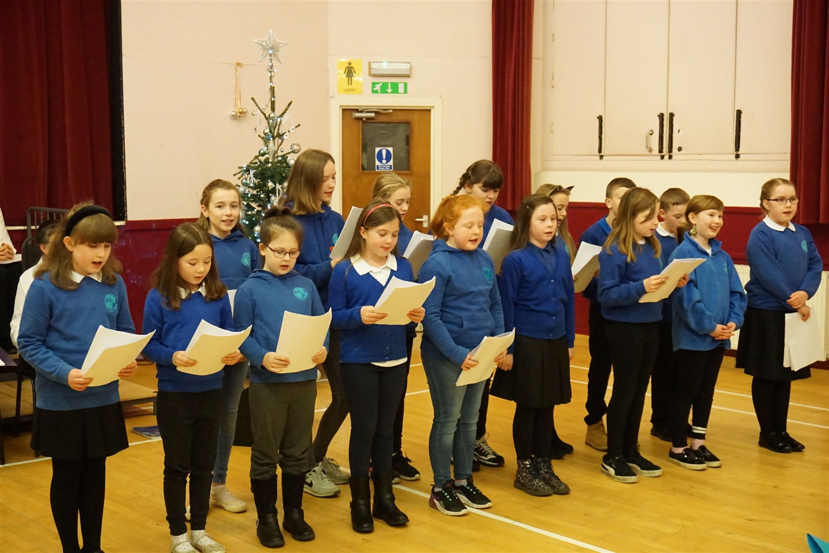 Craighill Primary pupils played their part.