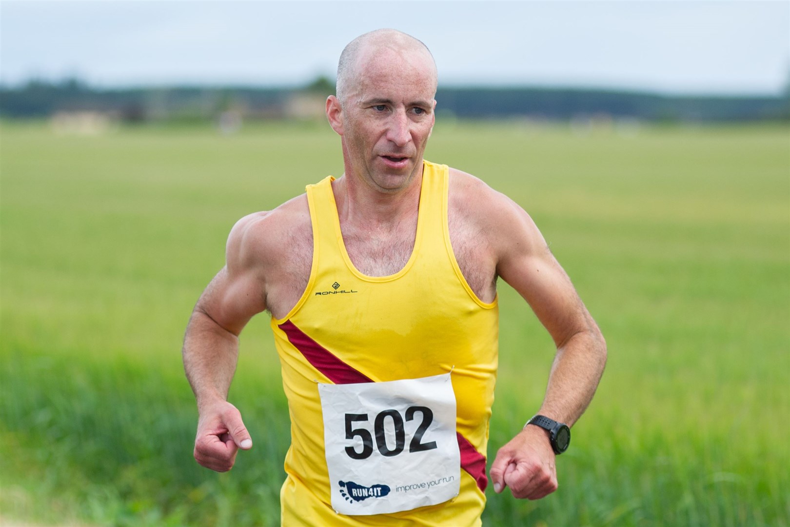 Donnie Macdonald says last weekend's Back To Basics 10k felt like a return to normality. Picture: Daniel Forsyth