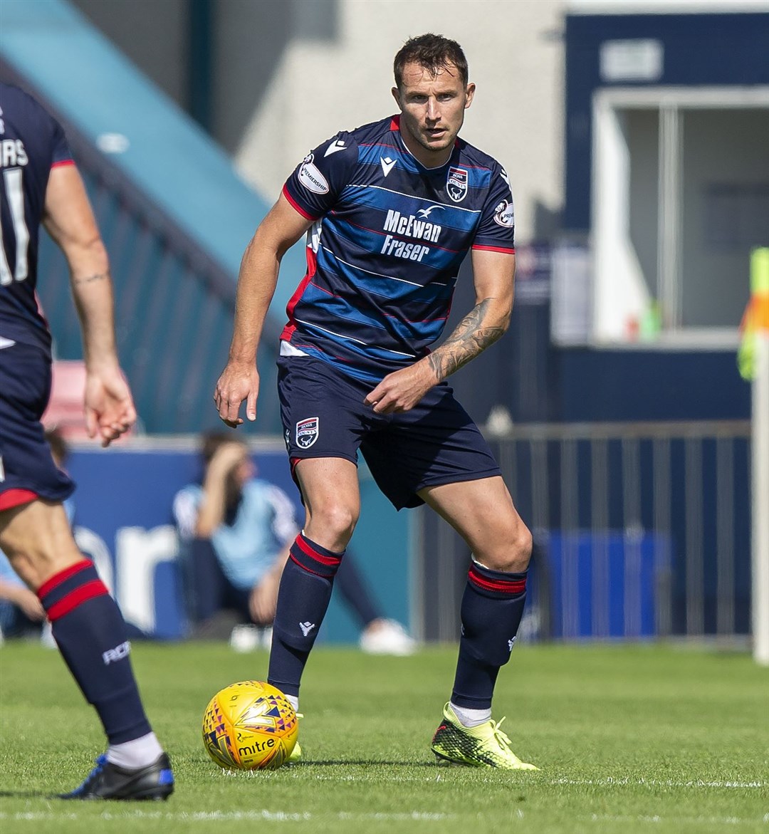Ross County's Callum Morris could be in line to make his international debut after previously being called up to the Northern Ireland squad. Picture: Ken Macpherson
