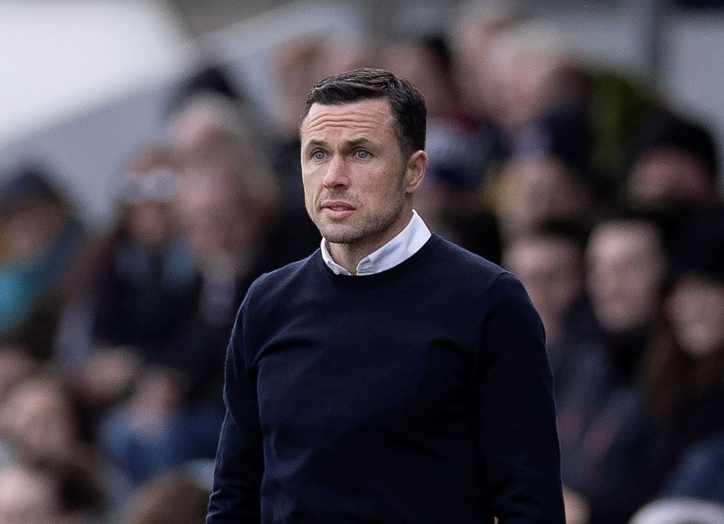 Ross County interim manager Don Cowie on the sidelines during the Staggies' win over Hearts. Picture: Ken Macpherson
