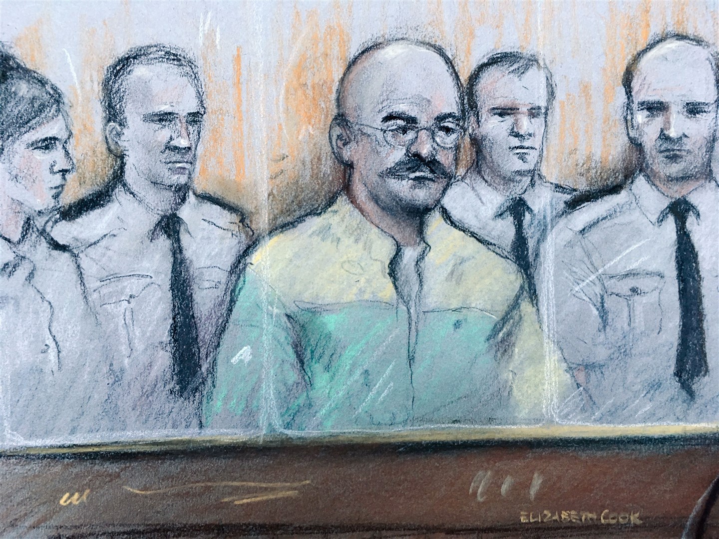 Charles Bronson in court (Elizabeth Cook/PA)