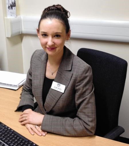 Claire McCall, Raigmore Hospital's new bereavement officer.