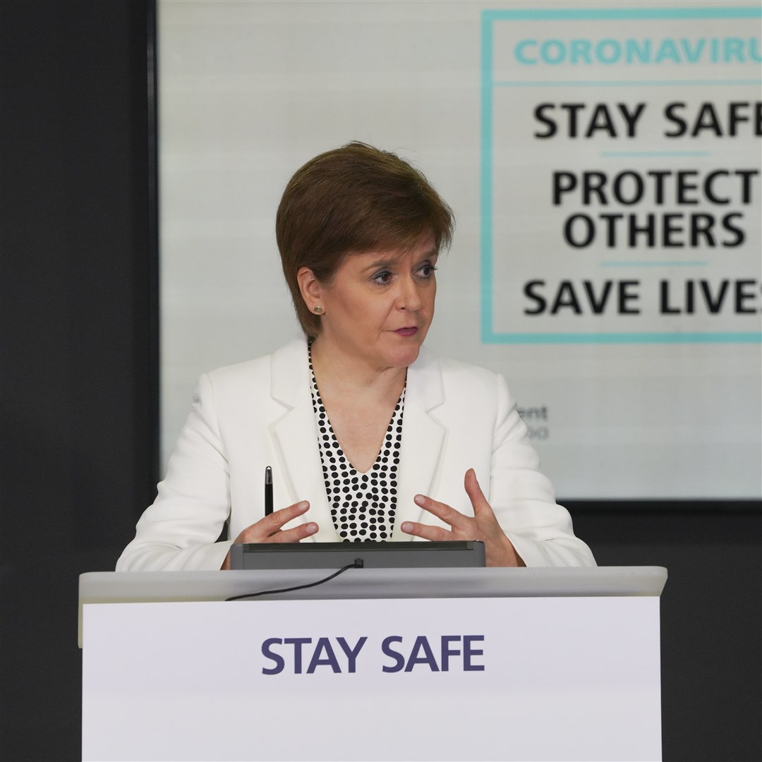 Nicola Sturgeon: 'When we have very low levels, as thankfully we do right now, fluctuation is to be expected.'