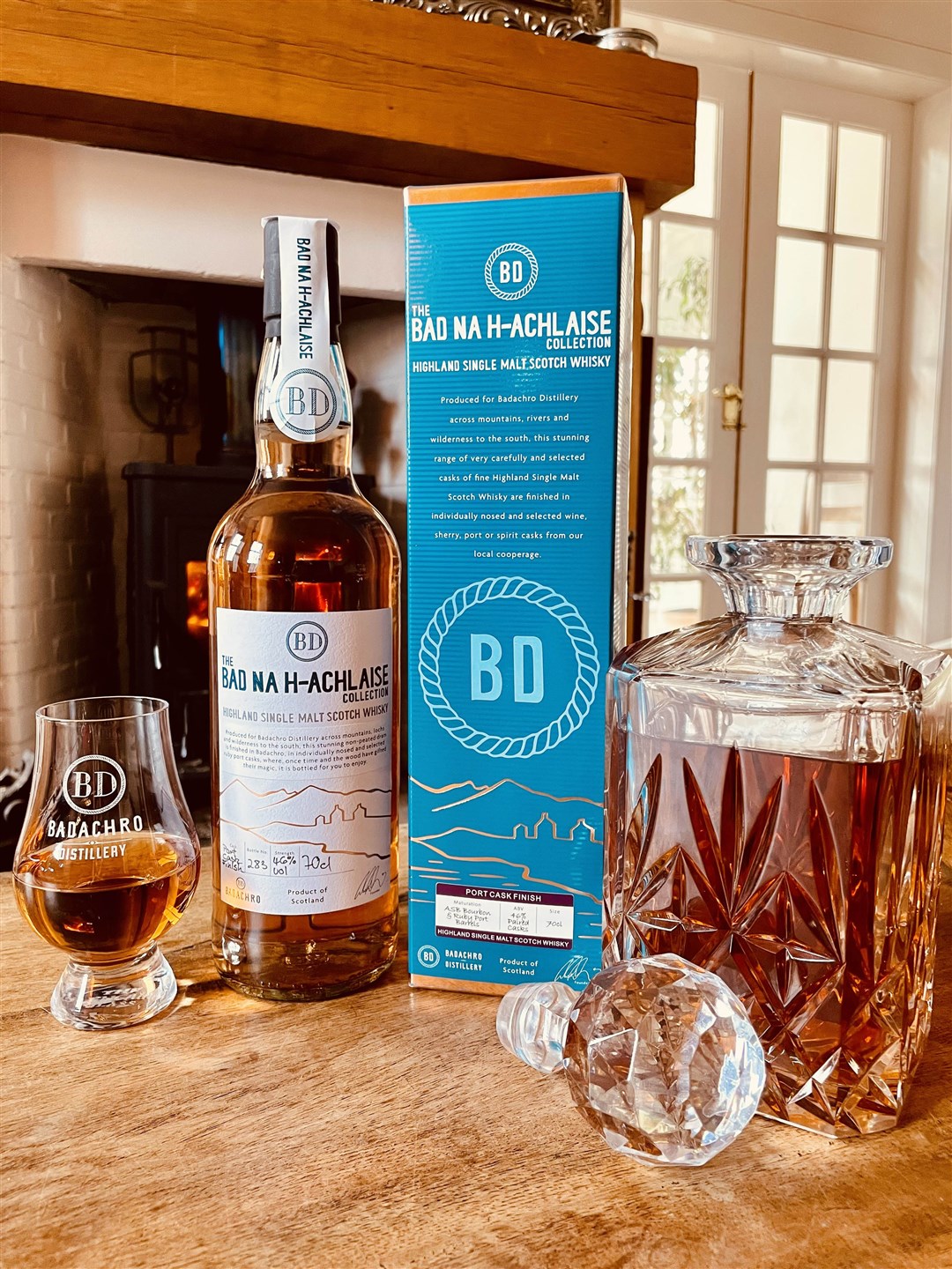 Bad na h-Achlaise Port Cask is the latest single malt whisky from the Highlands’ Badachro Distillery.