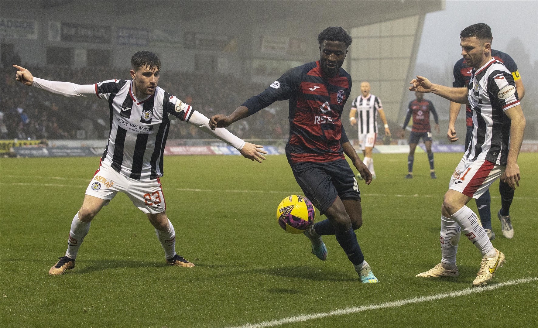 Nohan Kenneh in action for Ross County last month. Picture: Ken Macpherson