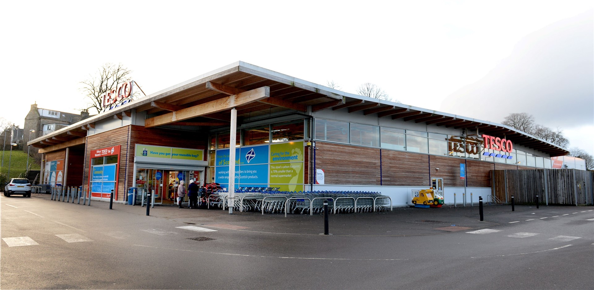 The Tesco store in Tain.