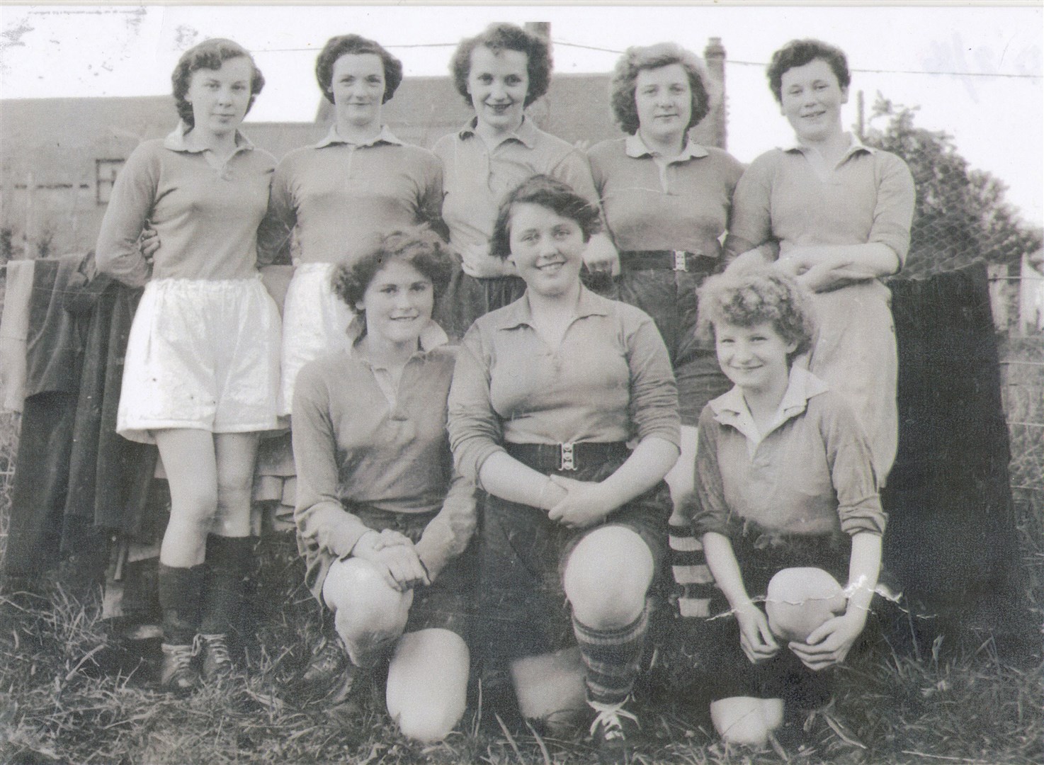 Conon Bridge Ladies Football team.