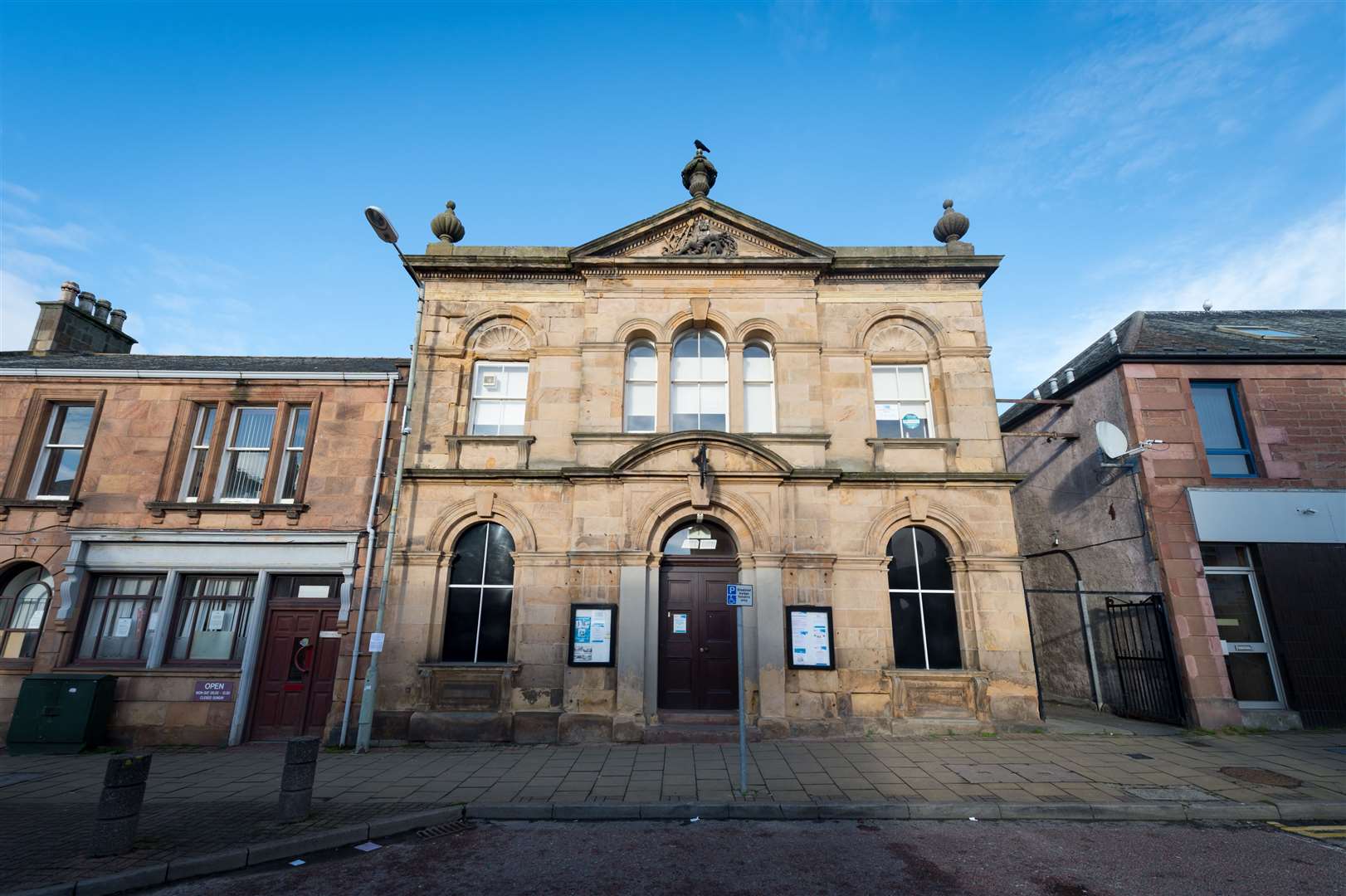Invergordon Town Hall on the High Street holds fond memories for many but has an uncertain future.