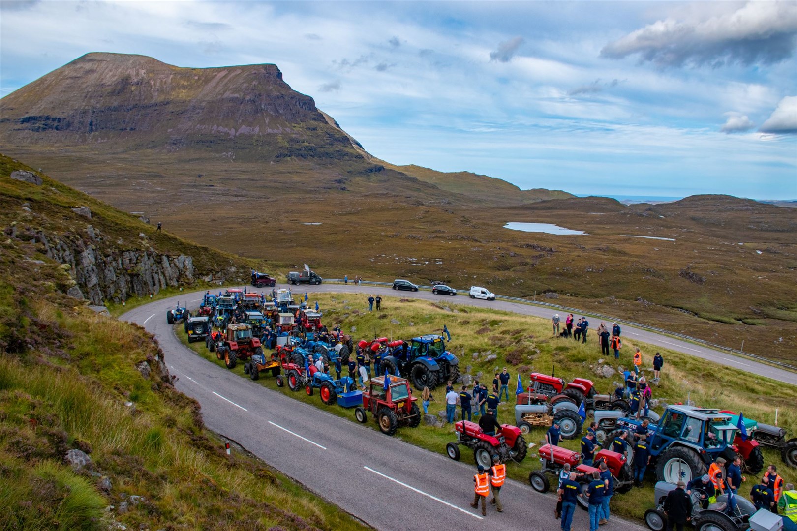A stop-off amidst the stunning Assynt scenery. Picture: Sean Mackay