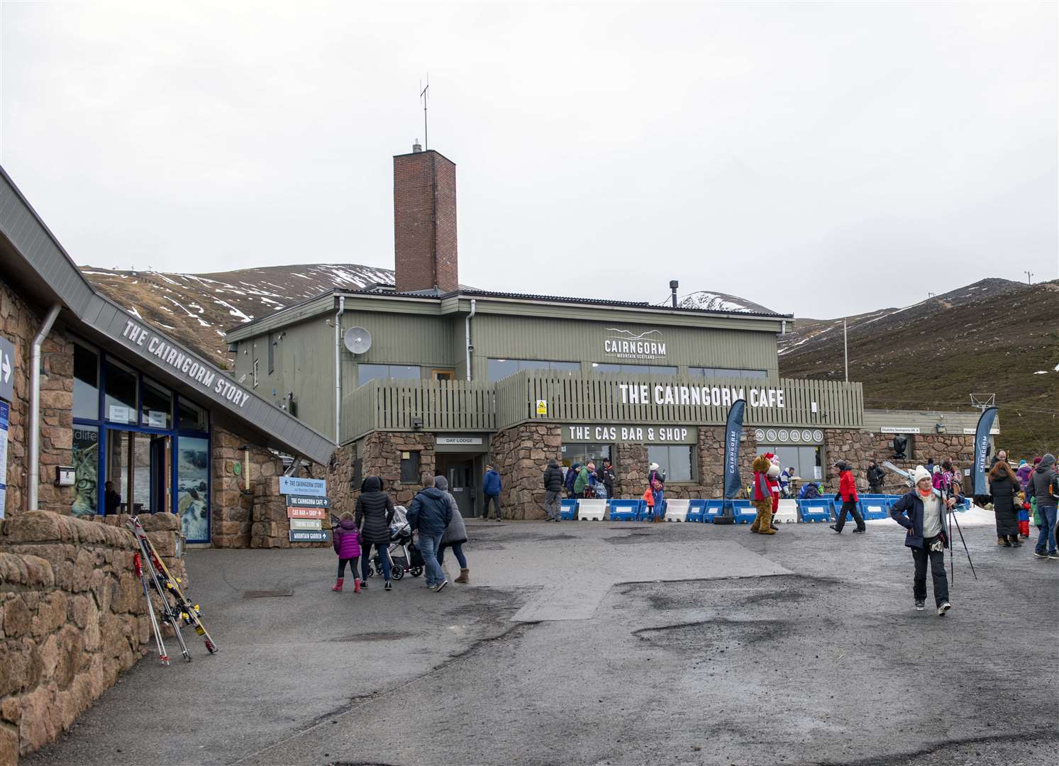 Cairngorm Mountain: the cafe, base station and store. Picture: Trevor Martin/HIE