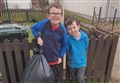 Invergordon lads hailed for dog poo clean-up effort in woodland