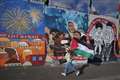 Murals by Gazan artists recreated on Belfast wall in show of solidarity