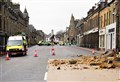 PICTURES: Police cordon off centre of Highland town after huge collapse of roof masonry