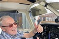 Care home resident, 82, lives lifelong dream of flying a plane