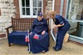 Surprise birthday present for blind war veteran out of Covid isolation