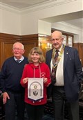 Rotary Dingwall welcomed young visitor