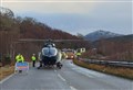 Woman taken to Raigmore following A832 crash in Ross-shire 