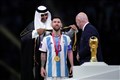 Messi given traditional robe to lift World Cup as ‘mark of honour’ from Qatar
