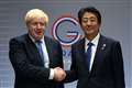 Johnson pays tribute to Japanese PM after abrupt resignation