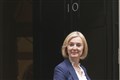 Truss sets ‘frenetic pace’ on first full day in office.