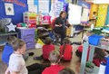 Invergordon schoolchildren learn tricks of the trade as author drops in