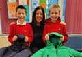 Warm-hearted pupils have been sharing their old winter jackets to keep kids cosy this year. 