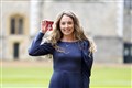 Prince George a budding triathlete, William tells Stanford while presenting MBE
