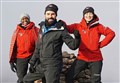TV celebs Oti Mabuse, Rylan Clark and Emma Willis reach the top of Cairn Gorm 