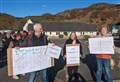 Peaceful protest in Wester Ross as development trust plans put under spotlight