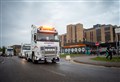 Convoy provides show of support for staff at Raigmore Hospital