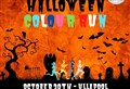 Wester Ross community sets scene for Halloween colour run 