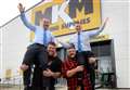 World's strongest brothers give new business an opening day lift