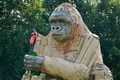 Four-tonne interactive gorilla sculpture wows onlookers at Bristol zoo