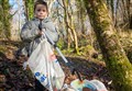 PICTURES: Look what volunteers uncovered during litter clean up in Dingwall woodland