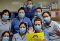WATCH: Staff at Raigmore Hospital share 'thank you' video 