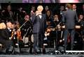 Rain, a delay but a standing ovation for singing legend Andrea Bocelli in the Highland capital