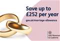 HMRC reminds married couples to sign up for Marriage Allowance