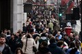 Number of Christmas Eve shoppers jumps to ‘unusual’ level amid rail strikes