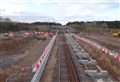 Pictures show progress of works on new train station for Inverness Airport