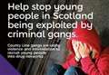 Crimestoppers focus on 'County Lines' drugs, cash and weapons operations in Scotland