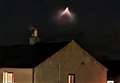What was the strange light many observed over the Highlands last night? 